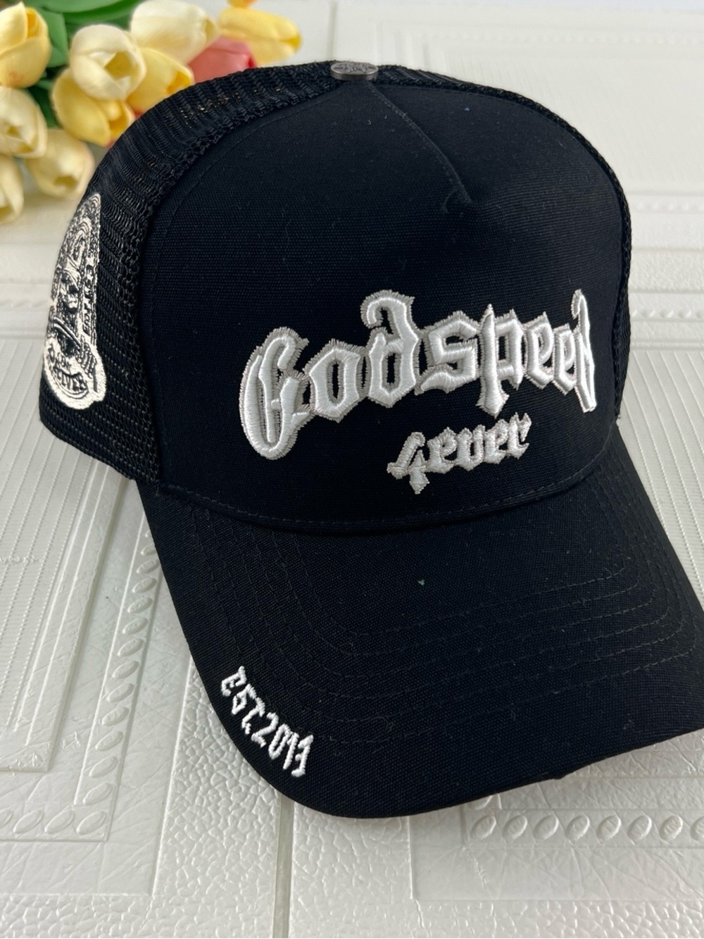 Godspeed Forever Black Trucker Hat